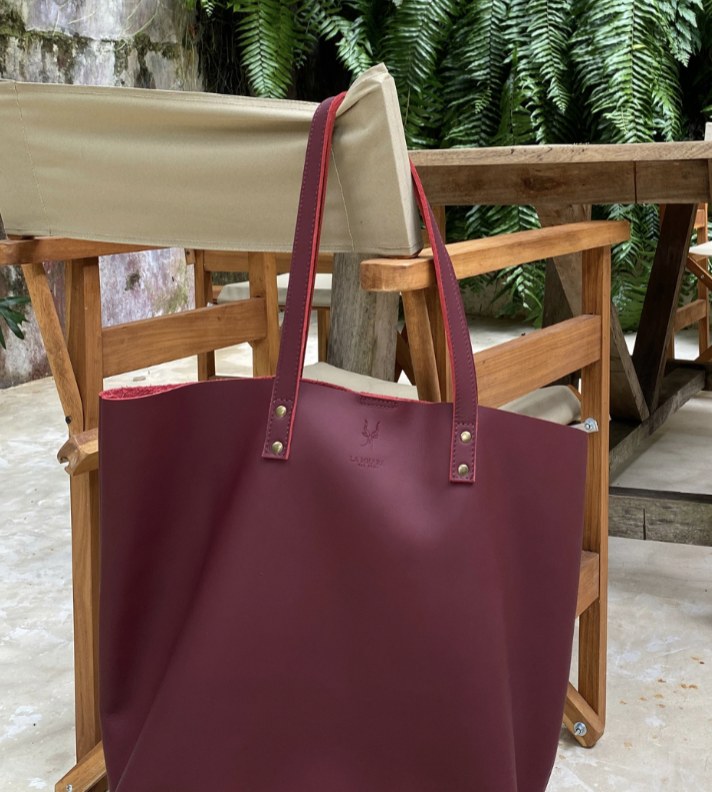 Leather Tote — Velvet — 2