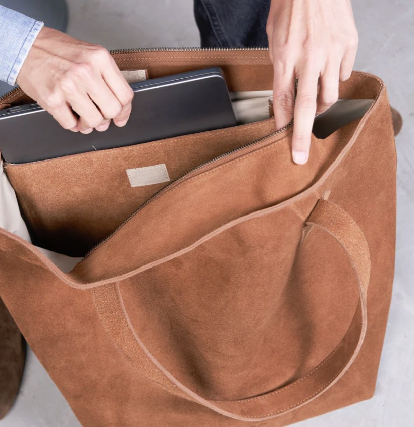 Laptop Tote — Honey — 1