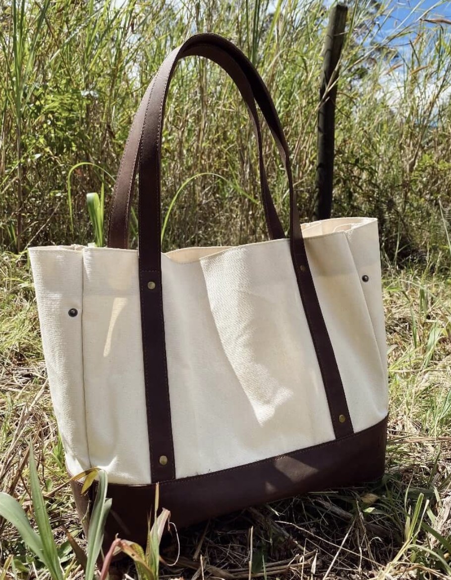 Canvas Tote — Cocoa — 1