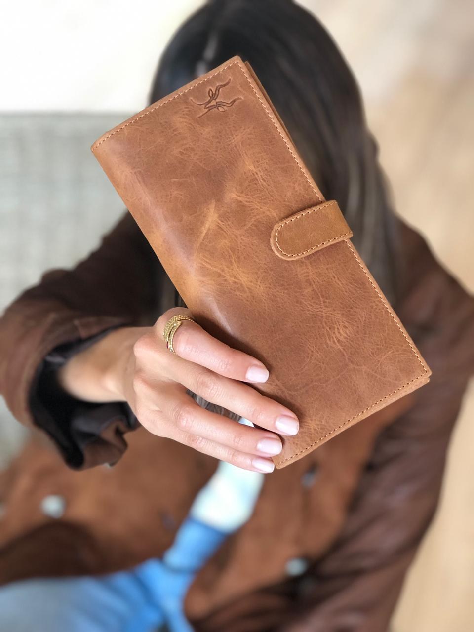 Continental Wallet — Honey — 1